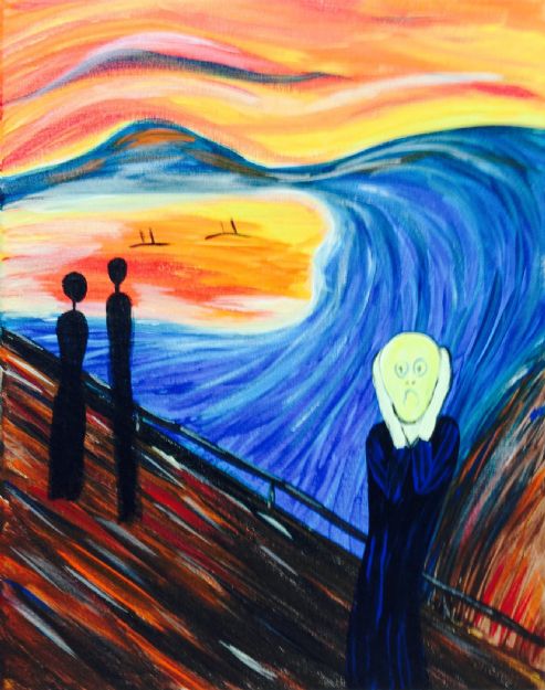 Edvard Munch Inspired Kids Scream