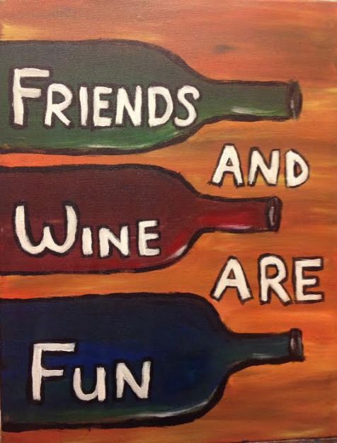 Friends and Wine