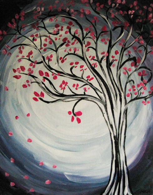 Pink Leaves