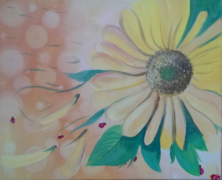 The Sunflower and the Ladybugs