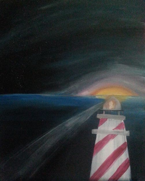 Night Lighthouse