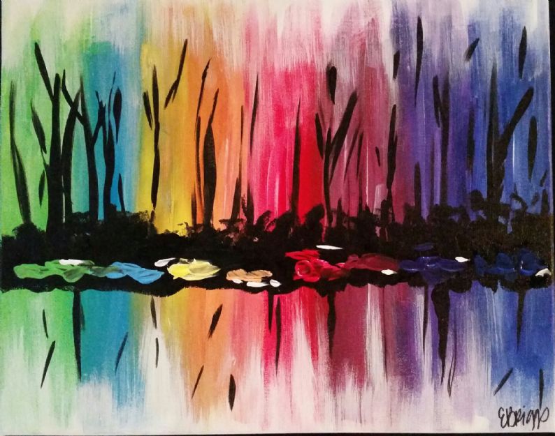 Rainbow Tree Line