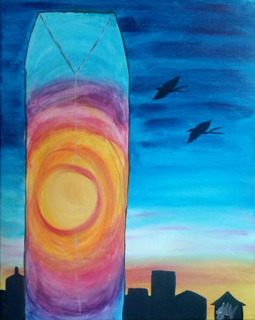 Devon Sunset Reflections