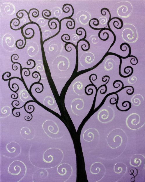 Funky Swirly Tree
