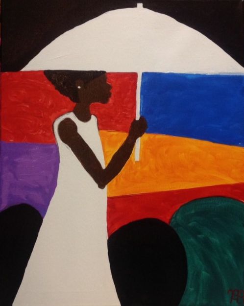 Black Girl in Contrast