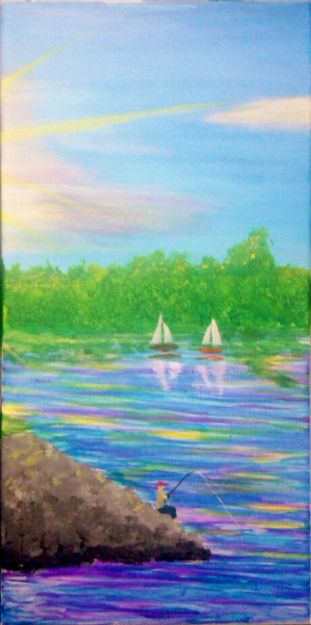 Days at Lake Hefner panel 2