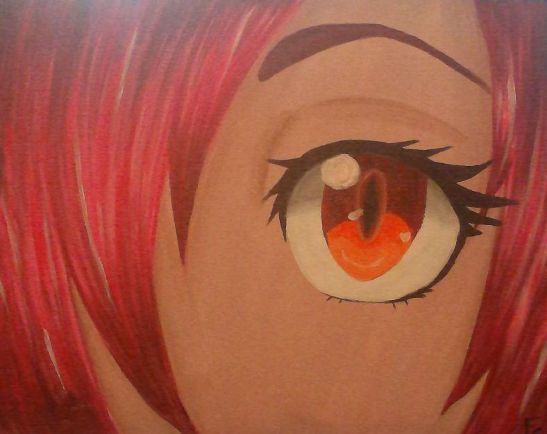 The Girl with the Anime Eye