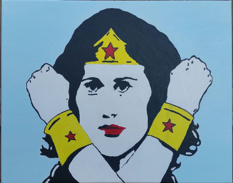 Wonder Woman Print Style