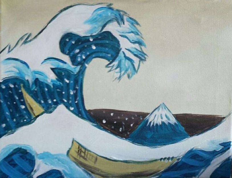 The Great Wave Childrens 11×14