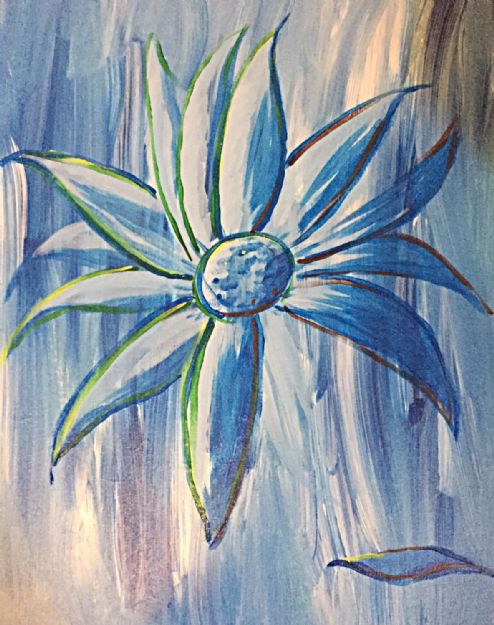 Flower Warhol Inspired