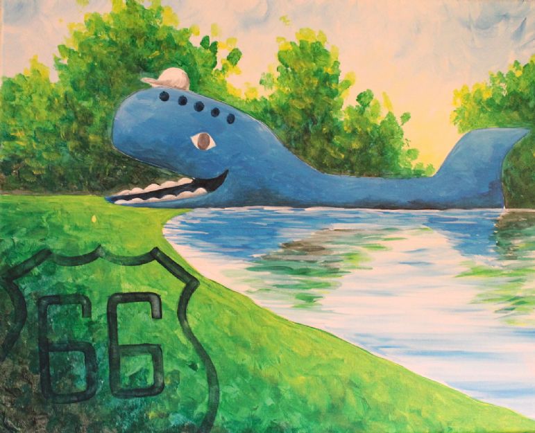 Route 66 Blue Whale