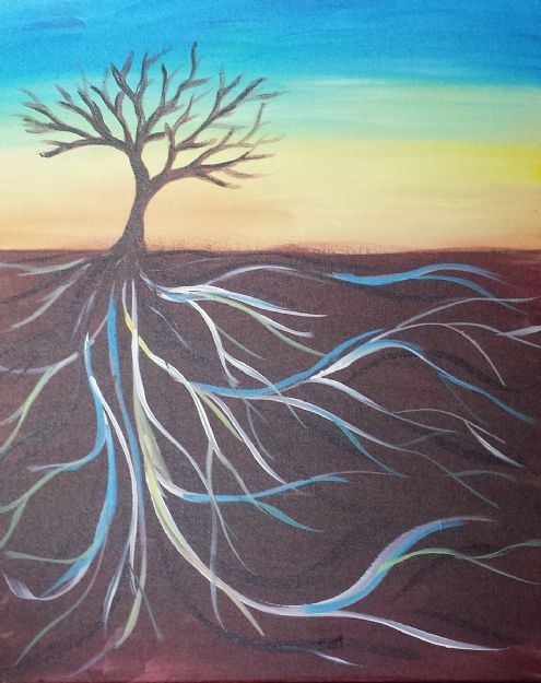 Small Tree Big Roots