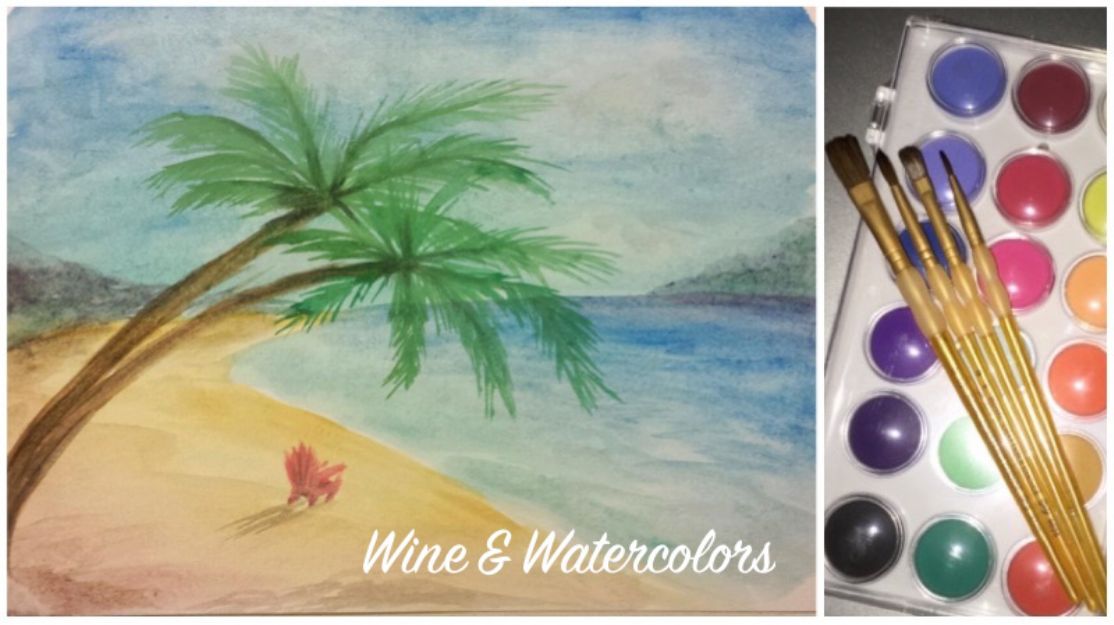 Wine & Watercolor Beach