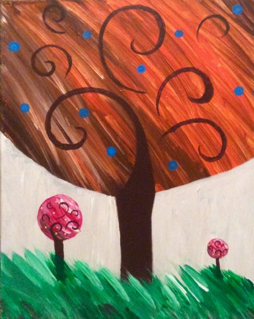 Sunset Trees