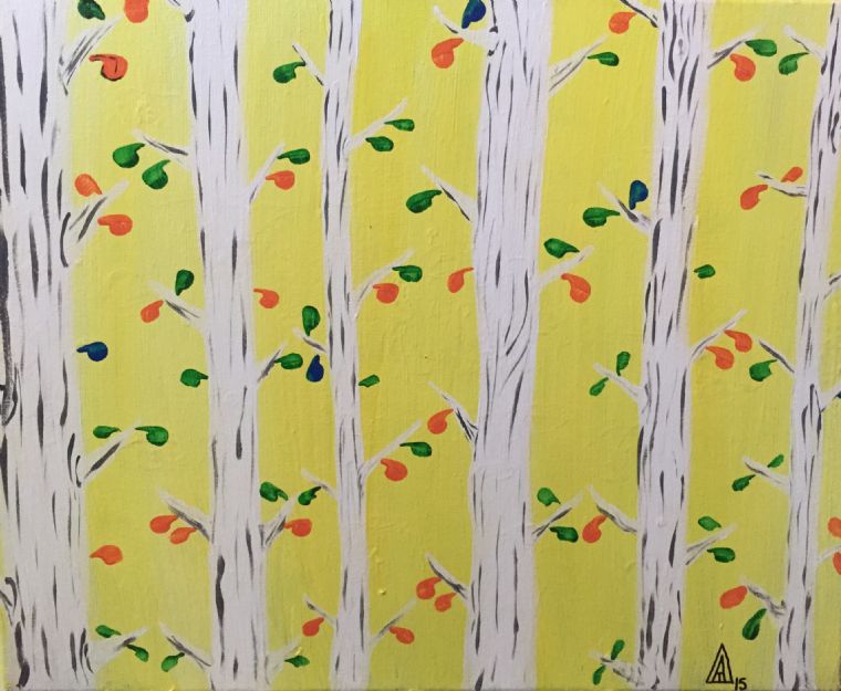 Colorful Aspens