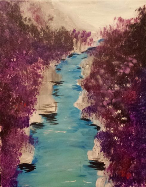 River in a Purple Dream