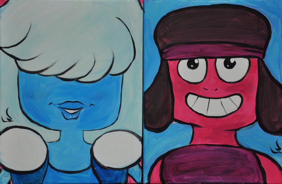 Ruby and Sapphire pick one 11×14