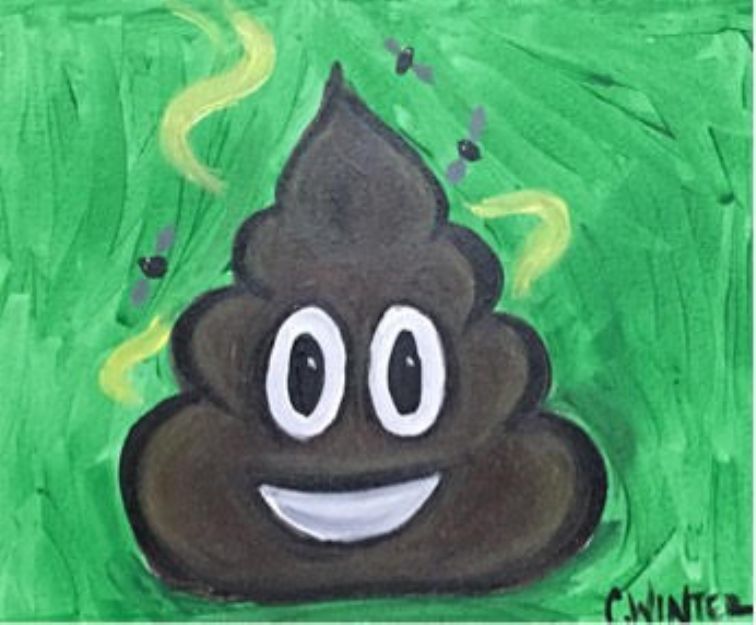 Poop Emoji 11×14
