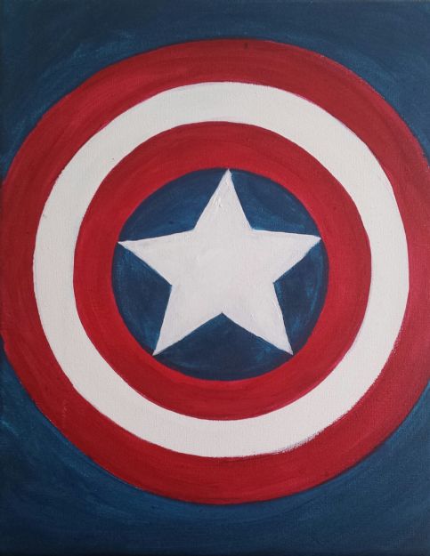 Captain America Shield 11×14