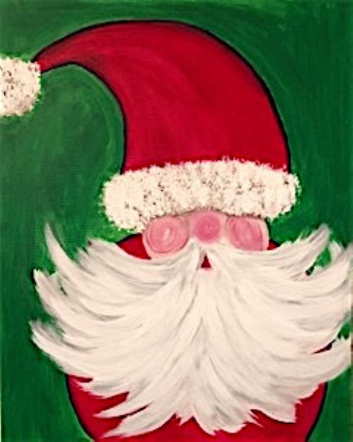 Rosey Nose Santa