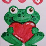 Hoppy Valentines Day Kids 8x10