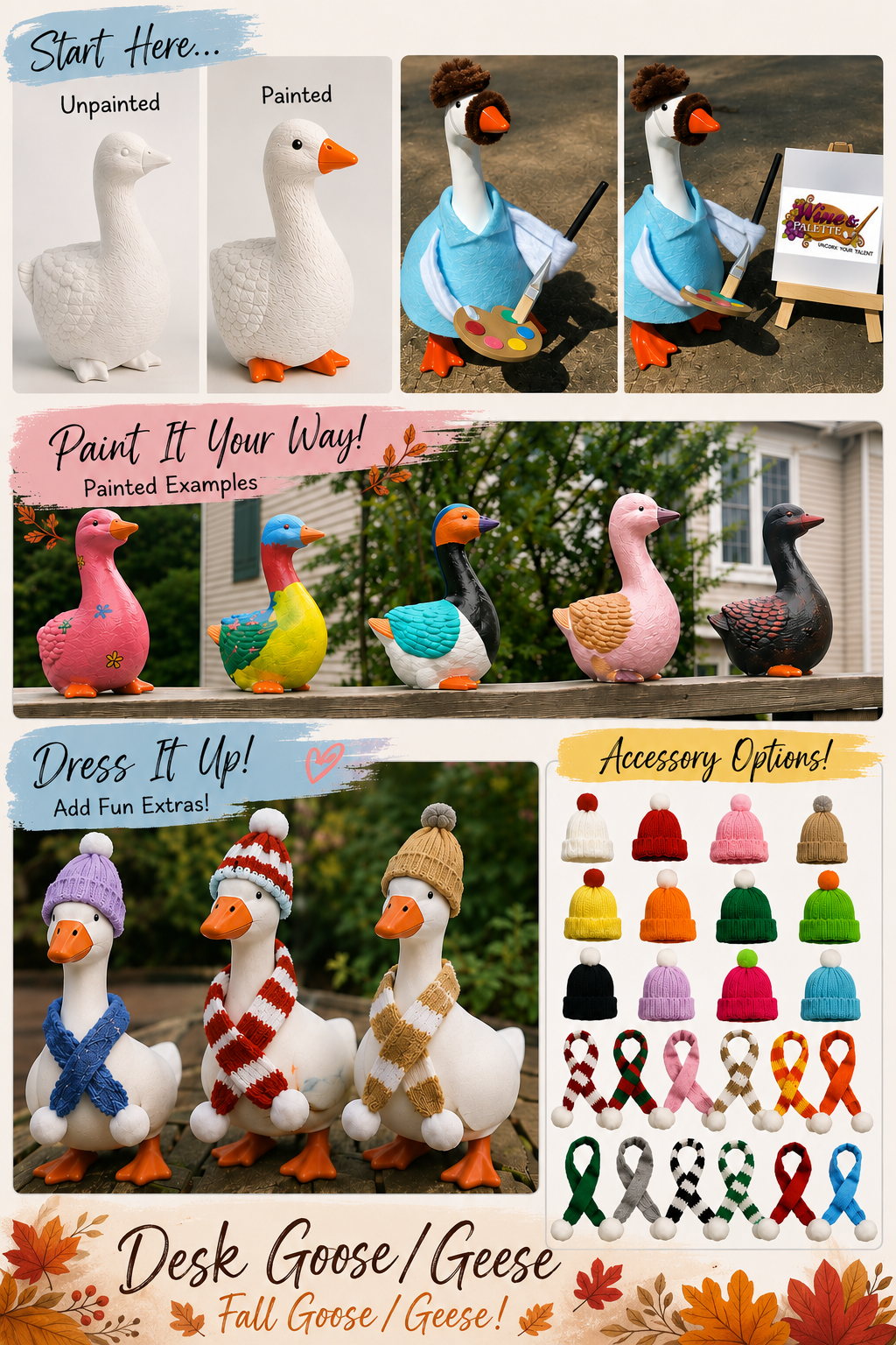 Desk Goose ~ Fall Craft Event
